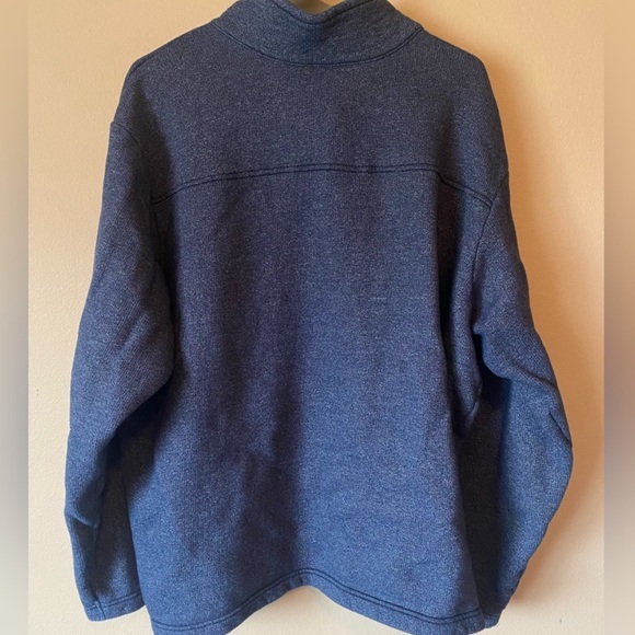Columbia 1/4 Zip Blue Pullover - Picture 3 of 6